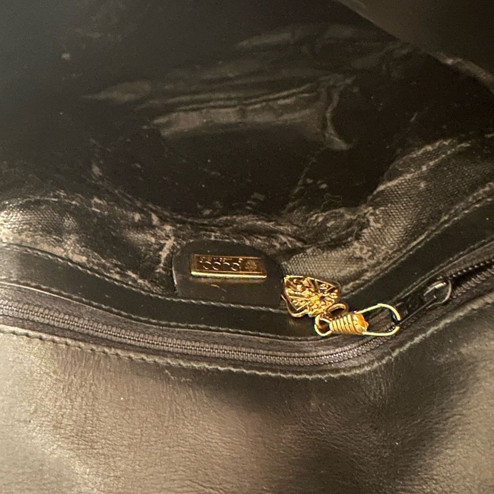 Gucci black web gg gold logo cross body bag - Picture 11 of 16